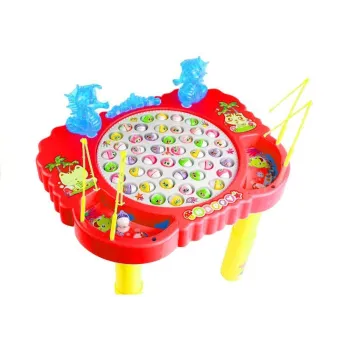 Interaktywna gra zręcznościowa z kolorowymi rybkami i konikami morskimi