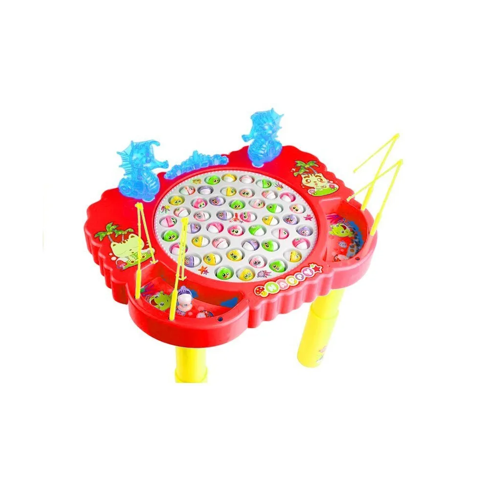 Interaktywna gra zręcznościowa z kolorowymi rybkami i konikami morskimi