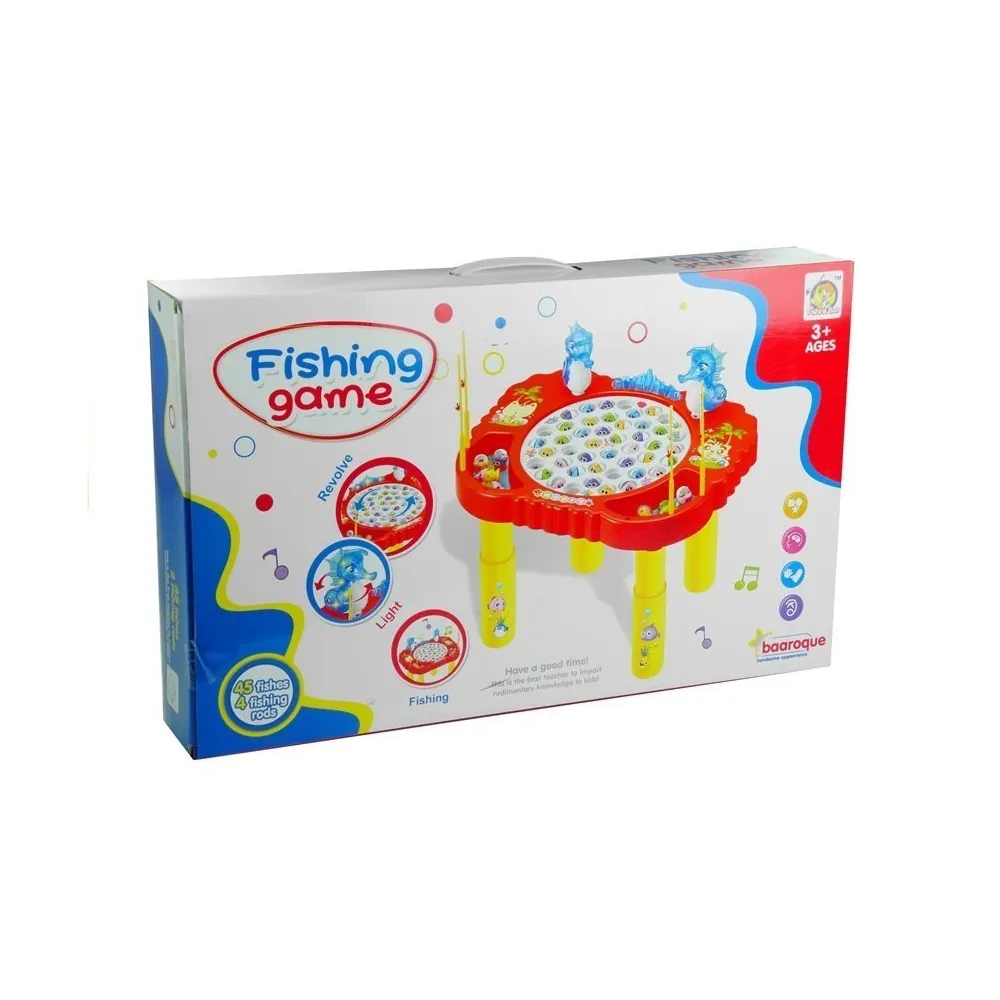 Edukacyjna gra łowienie rybek rozwijająca zdolności manualne dziecka