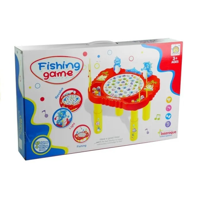 Edukacyjna gra łowienie rybek rozwijająca zdolności manualne dziecka