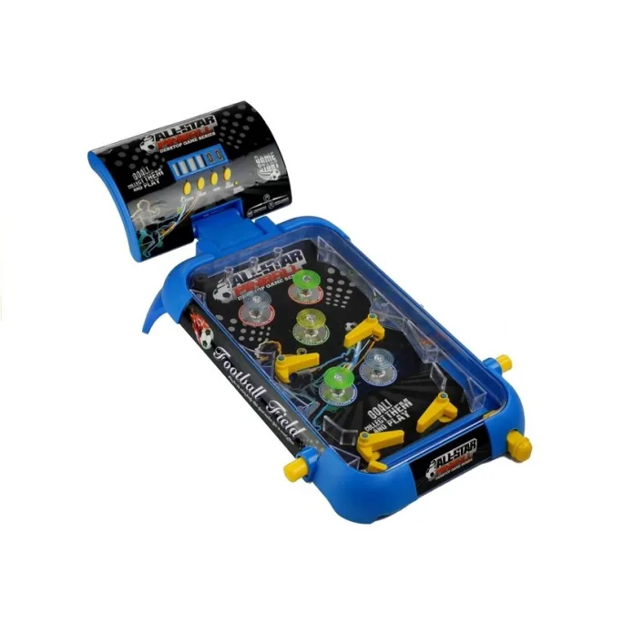 Zbliżenie na wyświetlacz LCD pokazujący punkty w grze Pinball