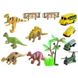 Gra planszowa z dinozaurami oraz autkami w jednym zestawie