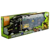 Zestaw tir z dinozaurami, autkami i samolotem do kreatywnej zabawy
