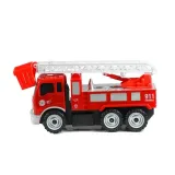 Rozkładany wóz strażacki z wysuwaną drabiną – zestaw edukacyjny