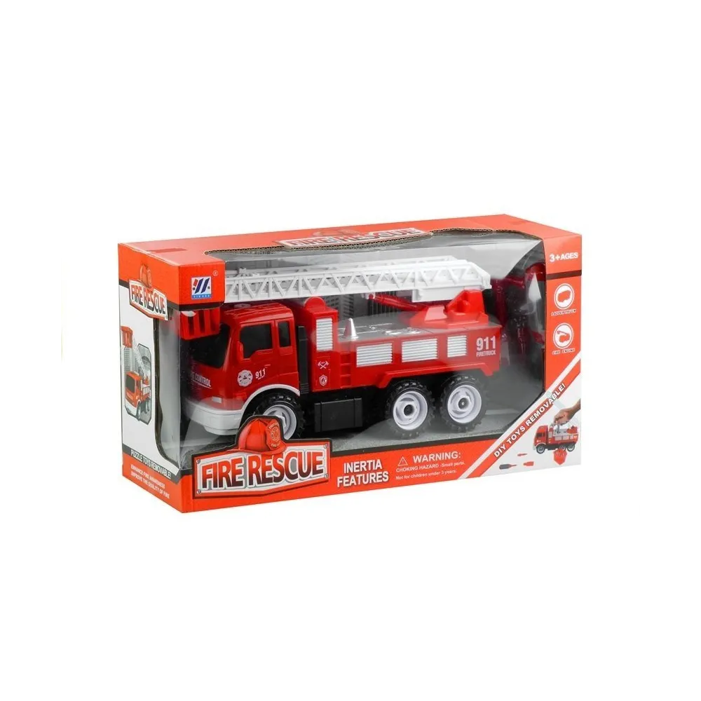 Zestaw wóz strażacki z akcesoriami dla małych majsterkowiczów