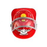Zestaw Strażaka Dla Dziecka Kask Toporek Akcesoria Czerwony