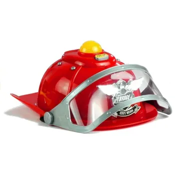 Zestaw Strażaka Dla Dziecka Kask Toporek Akcesoria Czerwony