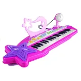 Instrument muzyczny dla dziewczynki – keyboard z efektami świetlnymi