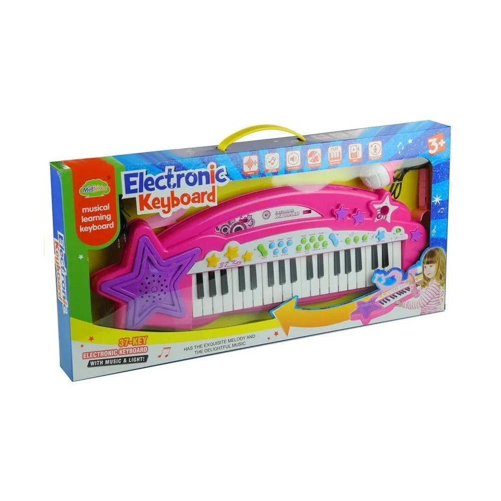 Keyboard dla dzieci z certyfikatem bezpieczeństwa i kolorową obudową