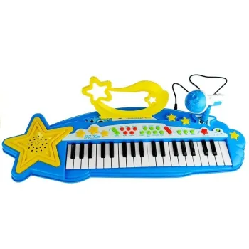 Keyboard dziecięcy z efektami świetlnymi, MP3 i kolorowymi akcentami