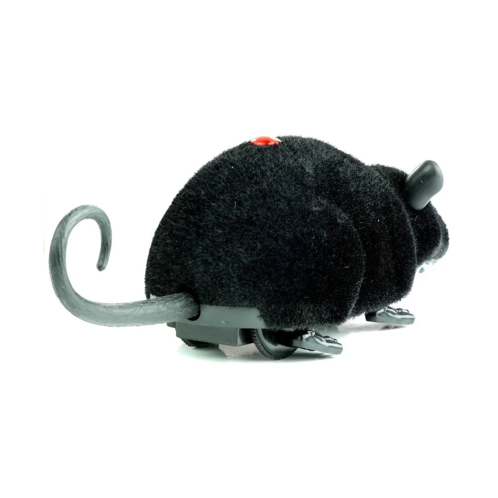 Realistyczna mysz RC czarna zabawka idealna na prezent