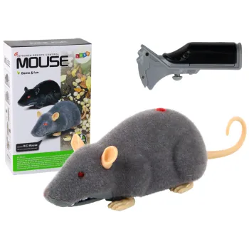 Pilot do sterowania dużą szarą myszką RC – zabawa dla dzieci