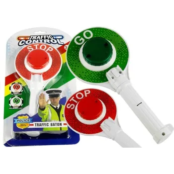 Lizak Policyjny Drogowy Świecący Dwustronny