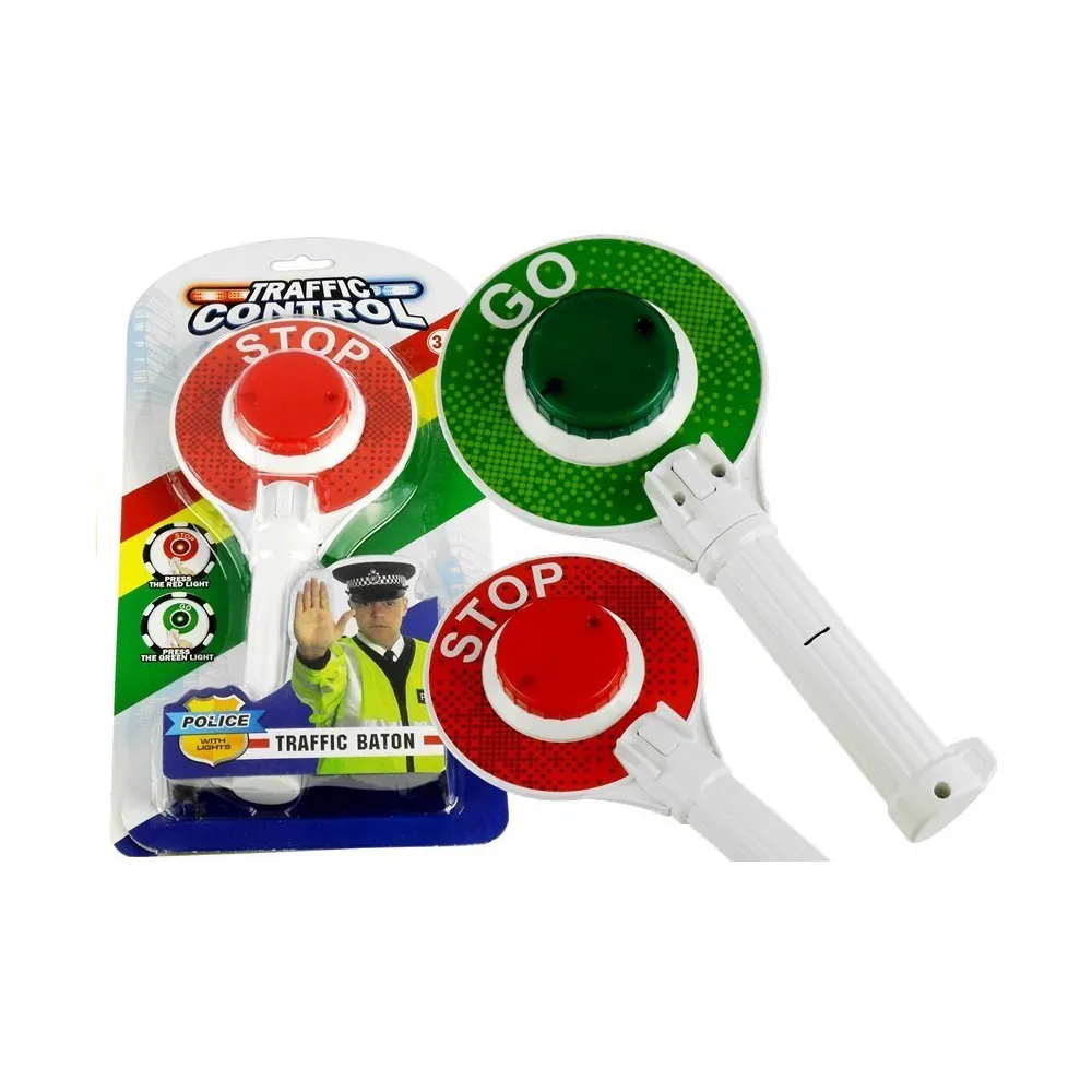 Lizak Policyjny Drogowy Świecący Dwustronny