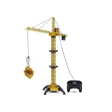 Model żurawia budowlanego ze światłem sygnalizacyjnym dla małych konstruktorów