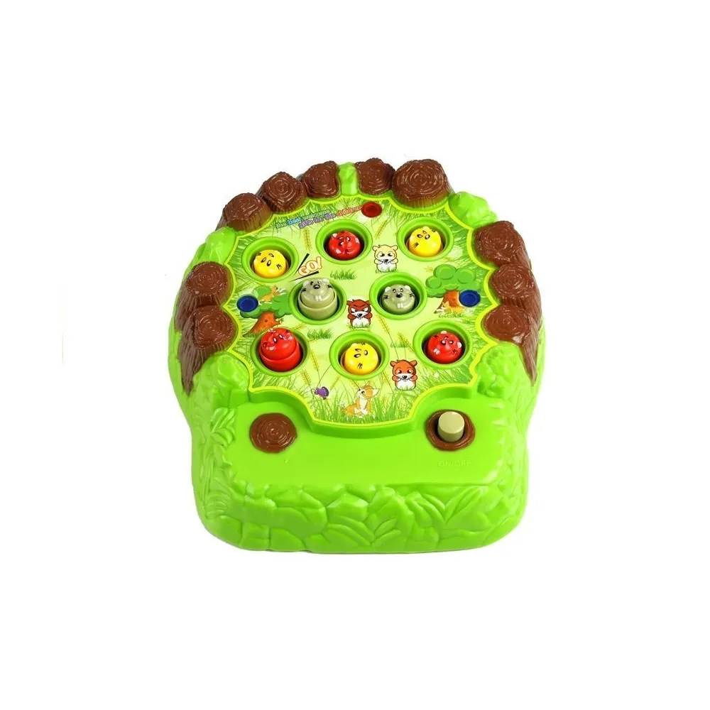 Kolorowa gra zręcznościowa Uderzanie Bobrów Młoteczkiem dla dzieci