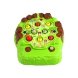 Kolorowa gra zręcznościowa Uderzanie Bobrów Młoteczkiem dla dzieci