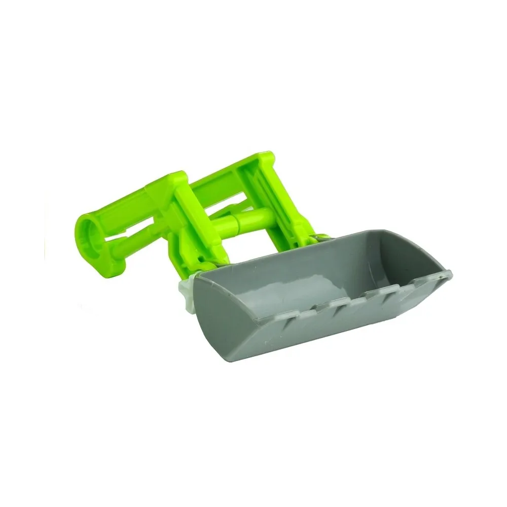 Traktor na śrubki z drewnianymi balami do kreatywnej zabawy