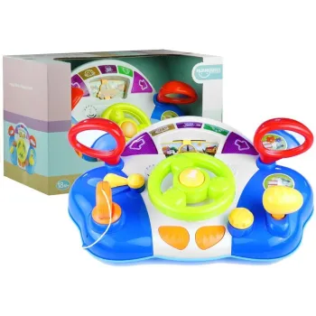 Interaktywna kierownica dla dziecka z efektami dźwiękowymi