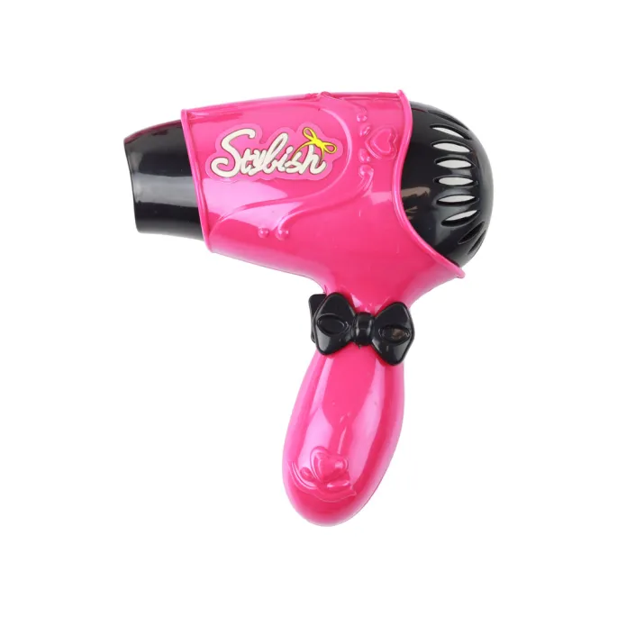 Suszarka i szczotka do włosów dla dziewczynki w kolorowym zestawie