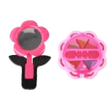 Lusterko i pojemnik na krem – akcesoria do zabawy w salon piękności