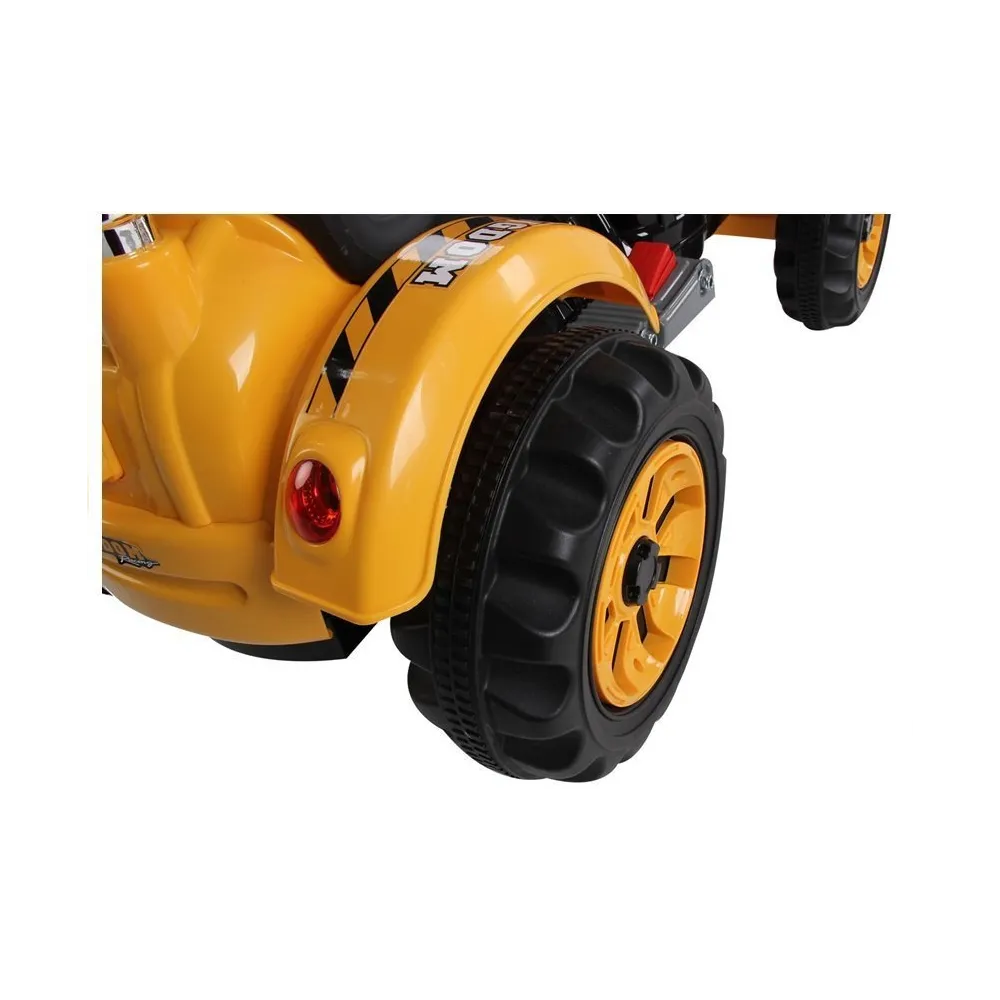 Traktor na akumulator z Łyżką Koparka Pomarańczowy