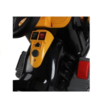 Traktor na akumulator z Łyżką Koparka Pomarańczowy