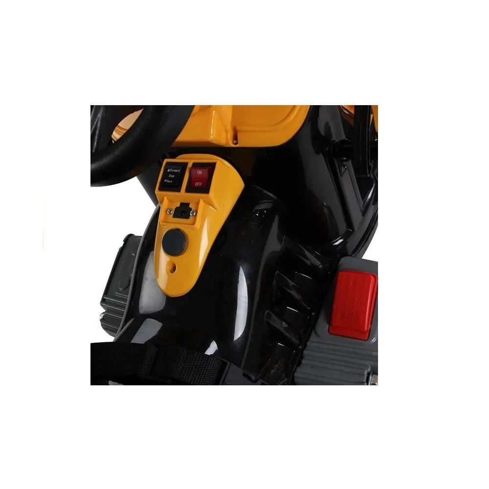 Traktor na akumulator z Łyżką Koparka Pomarańczowy