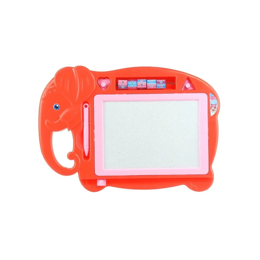 Znikopis Słoń Tablica Magnetyczna Pieczątki Czerw.