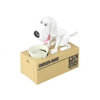 Zabawka edukacyjna piesek skarbonka na monety w dziecięcym pokoju