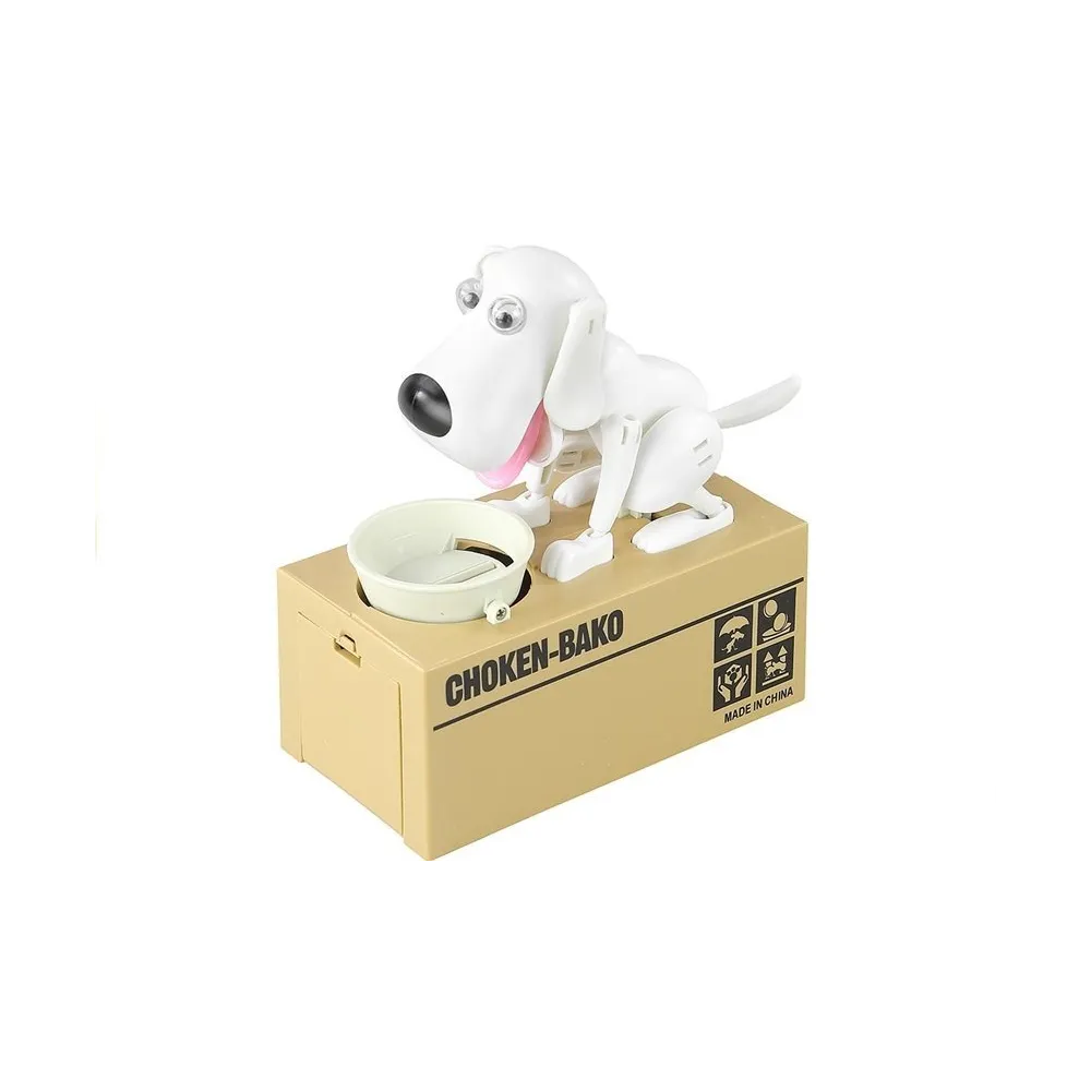 Zabawka edukacyjna piesek skarbonka na monety w dziecięcym pokoju