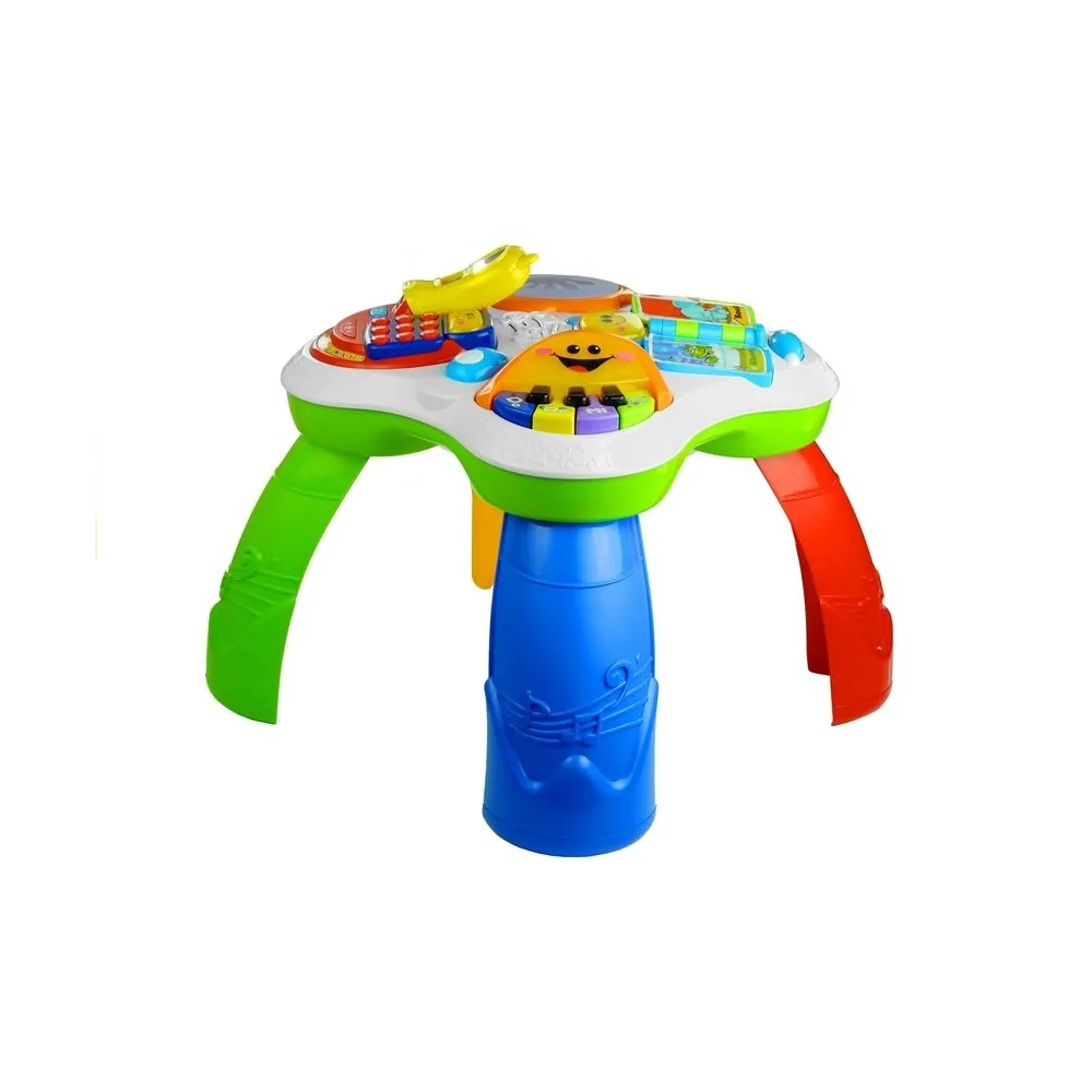 interaktywny stolik edukacyjny z pianinkiem dla dzieci