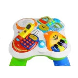 pianinko dziecięce edukacyjne na kolorowym stoliku