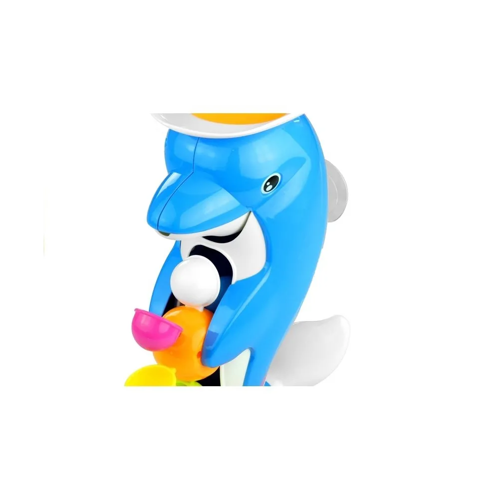 Bezpieczny delfin z kołowrotkiem do stymulacji zmysłów dziecka