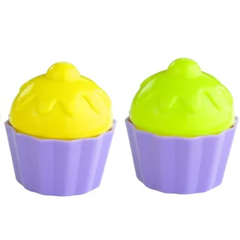 Komplet naczyń oraz słodkości w pastelowych barwach dla dzieci