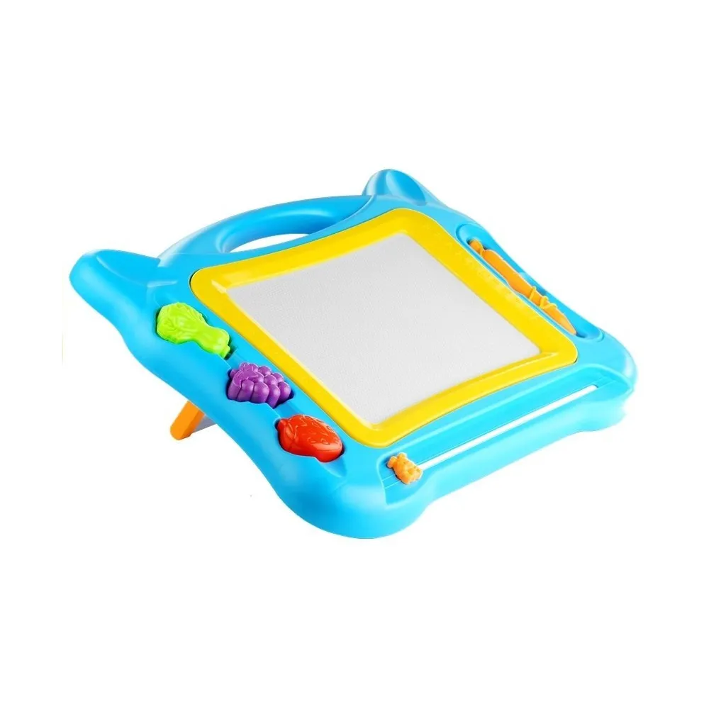 Duży Znikopis Tablica Magnetyczna Stempelki 2w1