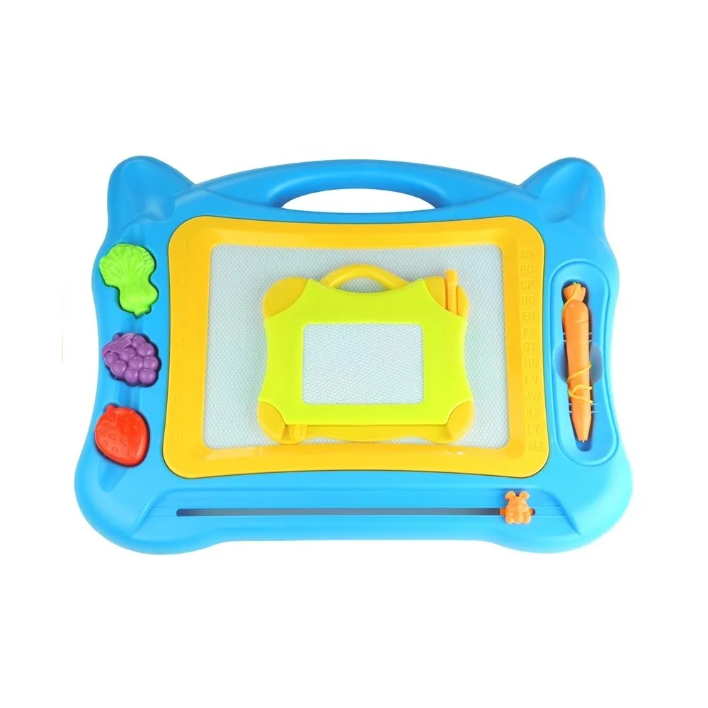 Duży Znikopis Tablica Magnetyczna Stempelki 2w1