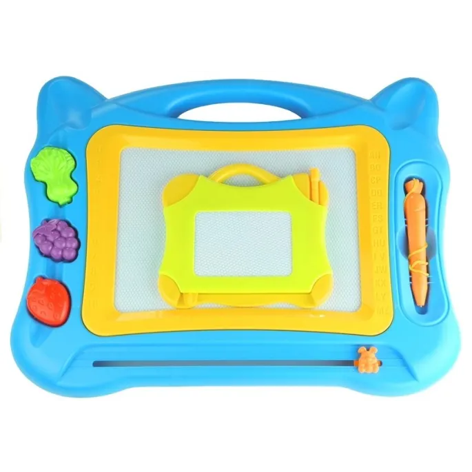 Duży Znikopis Tablica Magnetyczna Stempelki 2w1