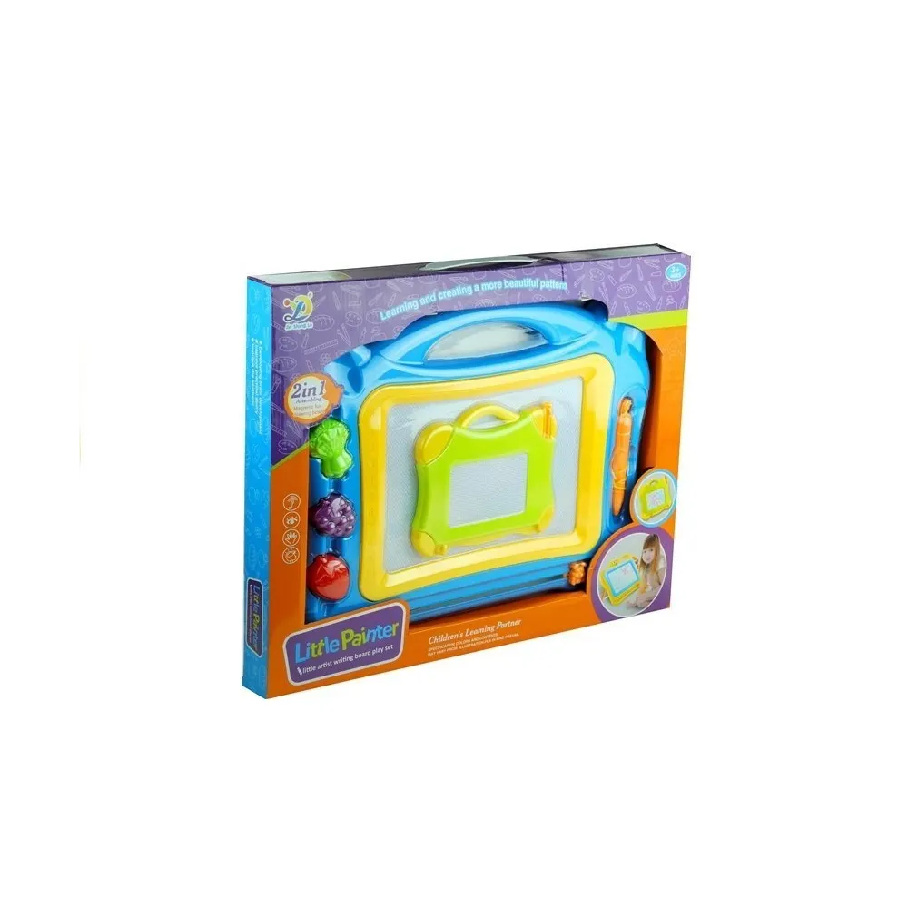 Duży Znikopis Tablica Magnetyczna Stempelki 2w1