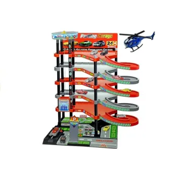 Garaż Parking 5 Pięter Zjeżdżalnia Winda + Pojazdy