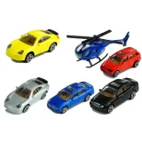 Piętrowy garaż z akcesoriami, autkami i helikopterem do zabawy