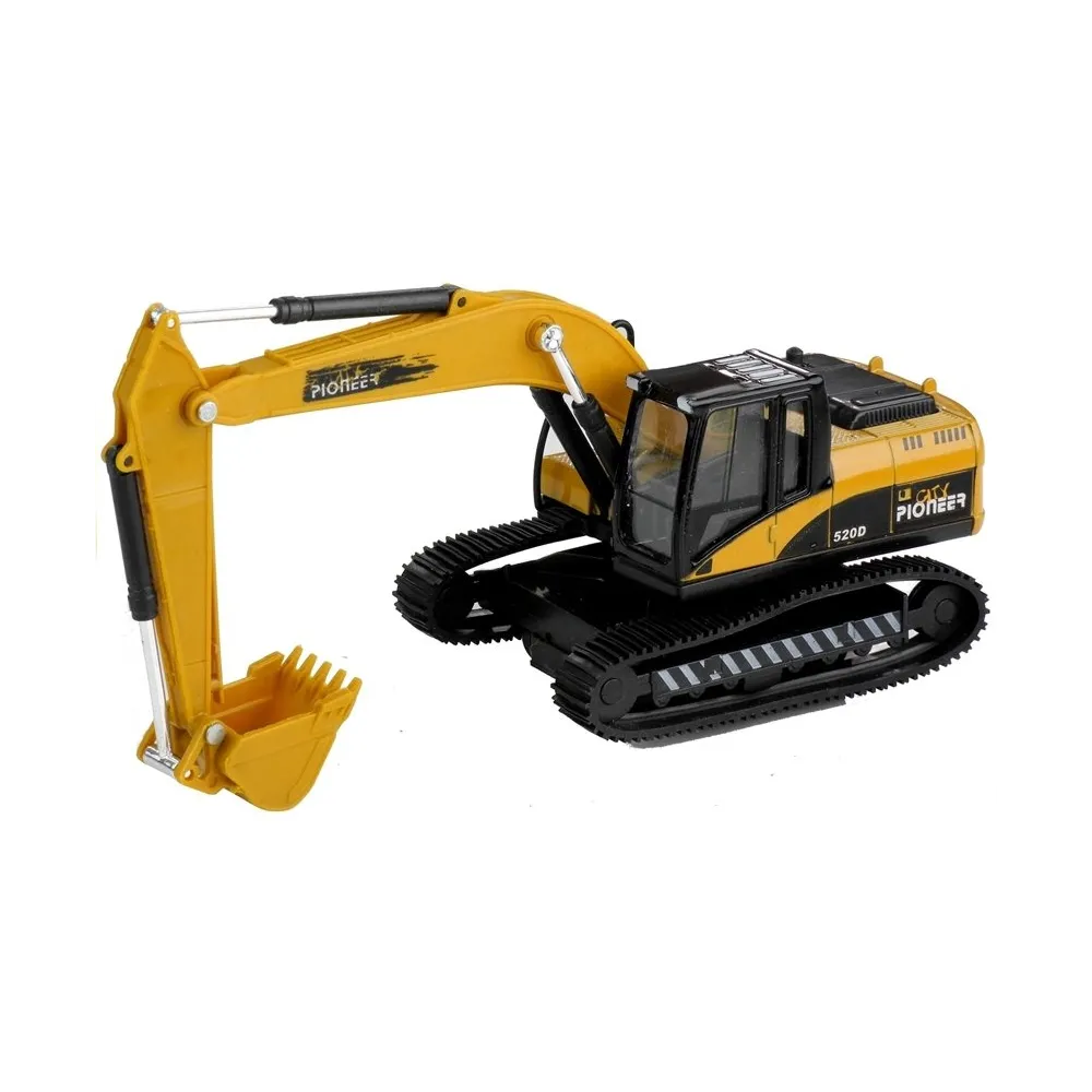 Koparka gąsienicowa z ruchomym ramieniem – interaktywna zabawka dla dzieci