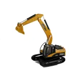 Wytrzymała koparka zabawkowa z gumowymi gąsienicami i efektami specjalnymi