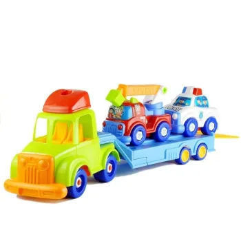 Zestaw Pojazdów Policja Straż Laweta Rozkręcane