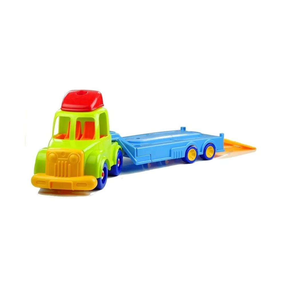 Kolorowy zestaw pojazdów do skręcania z narzędziami dla maluchów