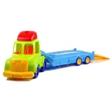 Kolorowy zestaw pojazdów do skręcania z narzędziami dla maluchów
