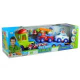 Edukacyjny zestaw pojazdów ratunkowych z funkcją rozkręcania