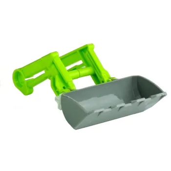 Zestaw konstrukcyjny dla dzieci – traktor, przyczepa i bale drewna