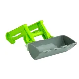 Zestaw konstrukcyjny dla dzieci – traktor, przyczepa i bale drewna