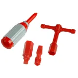 Zabawka straż pożarna z ruchomymi elementami i szczegółowym odwzorowaniem